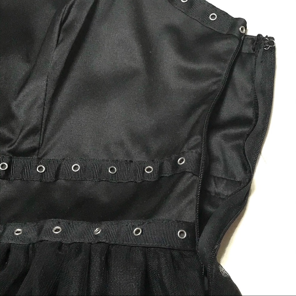 Mall Goth Grommet Dress - Picture 4 of 9